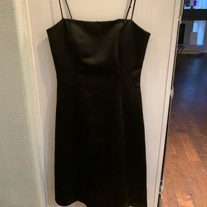 Jessica McClintock black bridesmaid dress